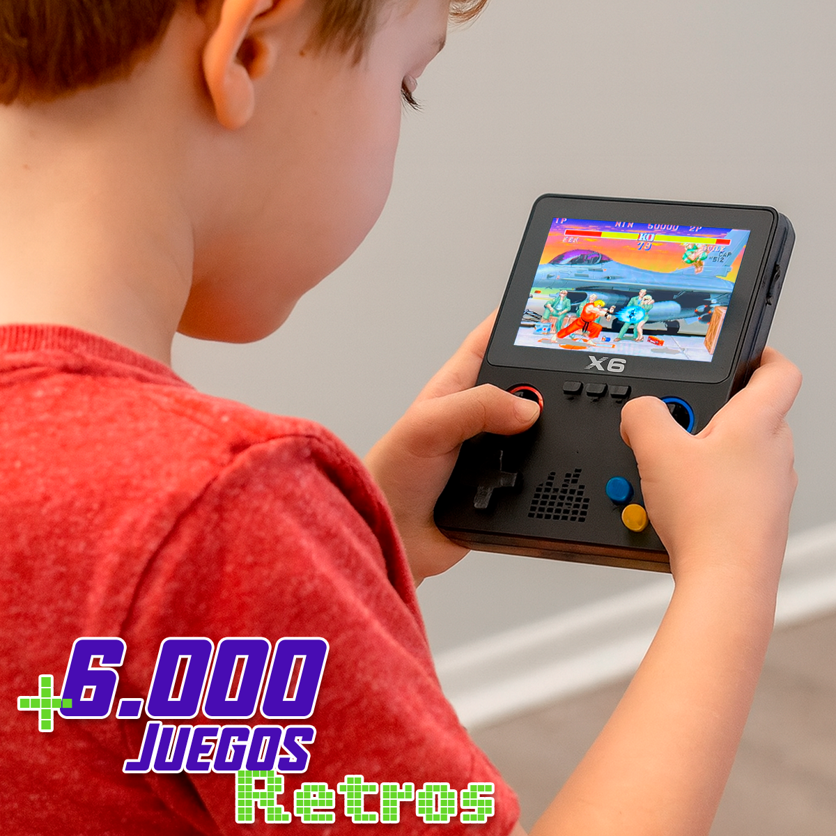 Consola Portatil Retro +6.000 Juegos X6
